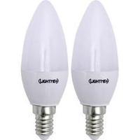 LED (monochrome) LightMe 230 V E14 3 W = 25 W Warm white EEC: A++ Candle (Ø x L) 35 mm x 102 mm 2 pc(s)