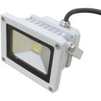 LED outdoor floodlight 10 W Cold white DioDor DIO-FL10W-W White