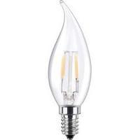 LED (monochrome) Segula 230 V E14 3.5 W = 25 W Warm white EEC: A+ Candle angular (Ø x L) 35 mm x 111 mm Filament, dimmab