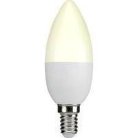 LED (monochrome) Sygonix 230 V E14 3.3 W = 25 W Warm white EEC: A+ Candle (Ø x L) 38 mm x 105 mm 1 pc(s)