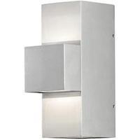LED outdoor wall light 9 W Warm white Konstsmide 7934-310 Silver-grey