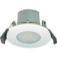 LED flush mount light 8 W Warm white Müller Licht 57024 Silver-grey, White