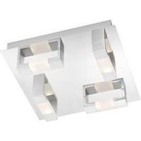 LED ceiling light 19.2 W Warm white Paul Neuhaus Kemos 2198-96 Aluminium