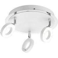 led bathroom ceiling light 18 w warm white paul neuhaus 6788 16 sileda ...