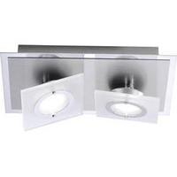 LED ceiling spotlight 6.6 W Warm white Paul Neuhaus Rotator 8026-95 Aluminium