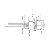 LED indicator light Yellow 2 V 20 mA SCI R9-104L-12-Y