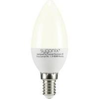 LED (monochrome) Sygonix 230 V E14 3 W = 25 W Warm white EEC: A+ Candle (Ø x L) 37.50 mm x 99 mm 1 pc(s)