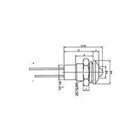 LED indicator light Red 2 V 20 mA SCI R9-103L-12-RD
