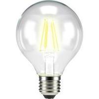 LED (monochrome) Sygonix 230 V E27 6 W = 60 W Warm white EEC: A++ Globe (Ø x L) 80 mm x 115 mm Filament 1 pc(s)