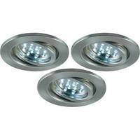 LED flush mount light 3-piece set 2.4 W Daylight white Nice Price 3786 Iron