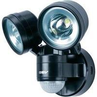 LED outdoor floodlight (+ motion detector) 8 W Neutral white GEV 014718 Black