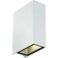 LED outdoor wall light 6 W Warm white SLV Quad 2 232471 White