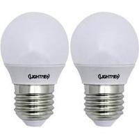 LED (monochrome) LightMe 230 V E27 3 W = 25 W Warm white EEC: A++ Droplet (Ø x L) 45 mm x 74 mm 2 pc(s)