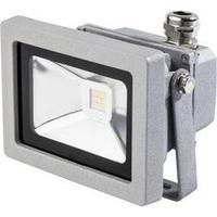 LED outdoor floodlight 12 W Cold white as - Schwabe 46915 Silver