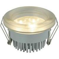 LED flush mount light 11 W Warm white Barthelme Riva 2 62518727 Aluminium