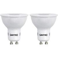 LED (monochrome) LightMe 230 V GU10 3.5 W = 38 W Warm white EEC: A++ Reflector (Ø x L) 50 mm x 54 mm 2 pc(s)