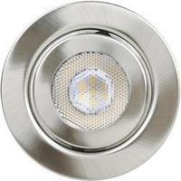 LED flush mount light 3-piece set 12 W Warm white TLT International Opia LT1153537 Nickel (brushed)