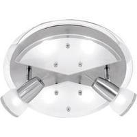 LED ceiling spotlight 18 W Warm white Paul Neuhaus Meral 6178-55 Steel