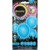 led led light up balloons illooms blau 5er set blue no of bulbs 5