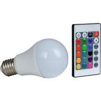 LED (RGB) Heitronic 230 V E27 7.5 W = 50 W RGBW EEC: A+ Arbitrary (Ø x L) 60 mm x 108 mm colour-changing, dimmable 1 pc(