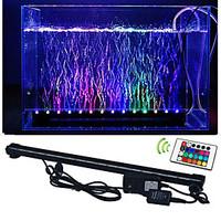 LED Aquarium Lights 50 SMD 5050 lm RGB Remote-Controlled Decorative Waterproof AC 100-240 V 1 pcs