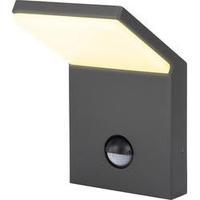 LED outdoor wall light (+ motion detector) 9.5 W Warm white Renkforce Bilbao 1406152