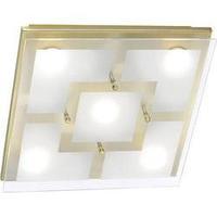 LED ceiling light 24 W Warm white Paul Neuhaus Chiron 6116-11 Distressed brass