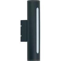 LED outdoor wall light 3.3 W Warm white Brilliant Twin G45280/06 Black