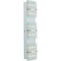 LED wall light 2.2 W Warm white Brilliant San Francisco G94153/15 Chrome, White, Transparent