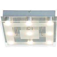 LED ceiling light 27 W Warm white Brilliant G94145/15 Chrome, Transparent