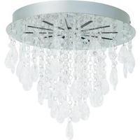 led ceiling light 15 w warm white brilliant alica chrome transparent
