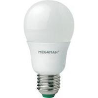 LED (monochrome) Megaman 230 V E27 9.5 W = 60 W Warm white EEC: A+ Arbitrary (Ø x L) 60 mm x 115 mm 1 pc(s)