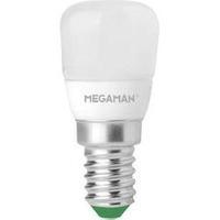 LED (monochrome) Megaman 230 V E14 2 W = 15 W Warm white EEC: A++ Bulged (Ø x L) 26 mm x 57 mm 1 pc(s)