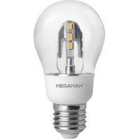LED (monochrome) Megaman 230 V E27 6 W = 40 W Warm white EEC: A+ Arbitrary (Ø x L) 55 mm x 104 mm dimmable 1 pc(s)