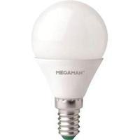 LED (monochrome) Megaman 230 V E14 5.5 W = 40 W Warm white EEC: A+ Droplet (Ø x L) 45 mm x 83.00 mm 1 pc(s)