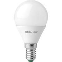 LED (monochrome) Megaman 230 V E14 5.5 W = 40 W Cool white EEC: A+ Droplet (Ø x L) 45 mm x 84 mm 1 pc(s)