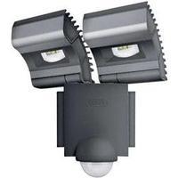 LED outdoor floodlight (+ motion detector) 16 W Neutral white OSRAM NOXLITE, 2 X 8 W Black
