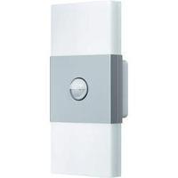 LED outdoor wall light (+ motion detector) 12 W Neutral white OSRAM Noxlite LED Wall Double 4008321998422 Silver