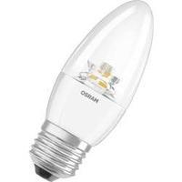 LED (monochrome) OSRAM 230 V E27 5.7 W = 40 W Warm white EEC: A+ Candle (Ø x L) 38 mm x 103 mm dimmable 1 pc(s)