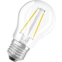 LED (monochrome) OSRAM 230 V E27 2 W = 25 W Warm white EEC: A++ Droplet (Ø x L) 45 mm x 84 mm Filament 1 pc(s)