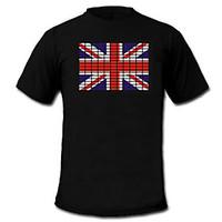 led t shirts sound activated led lights textile national flag 2 aaa ba ...