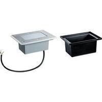 LED outdoor flush mount light 2.5 W Paulmann Floor recessed light set, special line, 230 V LED 93797 Silver, Black