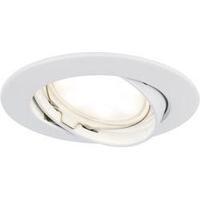 LED flush mount light 7 W Warm white Paulmann Coin 92830 White