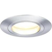 LED flush mount light 7 W Warm white Paulmann Coin 92824 Aluminium
