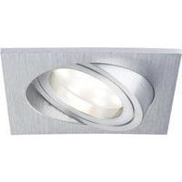LED flush mount light 3-piece set 20.4 W Warm white Paulmann Coin 92799 Aluminium