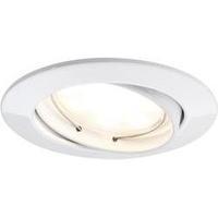 LED flush mount light 3-piece set 21 W Warm white Paulmann Coin 92831 White