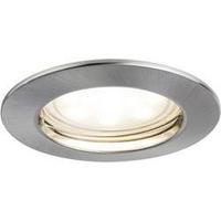 LED flush mount light 6.8 W Warm white Paulmann Coin 92805 Iron (brushed)