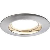 LED flush mount light 3-piece set 21 W Warm white Paulmann Coin 92827 Iron (brushed)