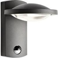 LED outdoor wall light (+ motion detector) 3 W Warm white Philips 17239/93/16 Anthracite