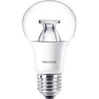 LED (monochrome) Philips 230 V E27 9 W = 60 W Warm white EEC: A+ Arbitrary (Ø x L) 60 mm x 110 mm dimmable (Warm Glow) 1